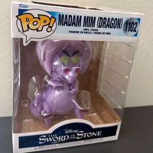 Funko Pop 6in Madam Mim Dragon #1102, Disney, Sword and the Stone
